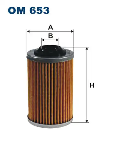 маслен филтър FILTRON OM 653