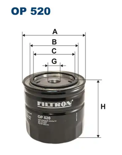 маслен филтър FILTRON OP 520