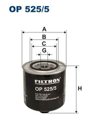 маслен филтър FILTRON OP 525/5