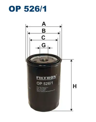 маслен филтър FILTRON OP 526/1