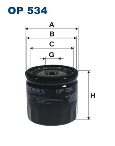 маслен филтър FILTRON OP 534