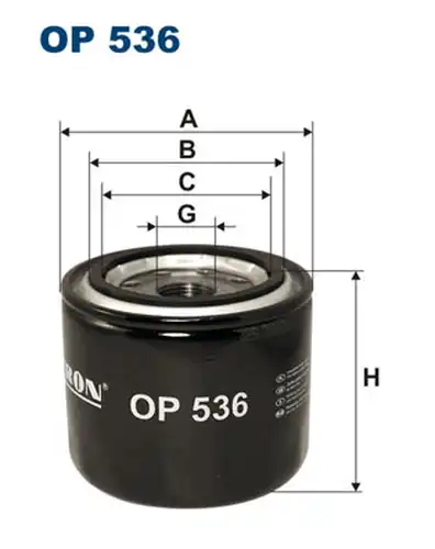 маслен филтър FILTRON OP 536