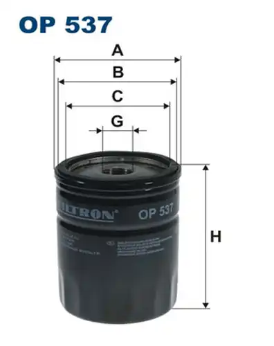 маслен филтър FILTRON OP 537