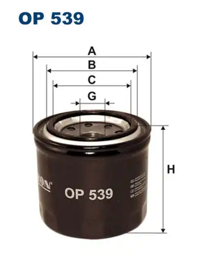 маслен филтър FILTRON OP 539