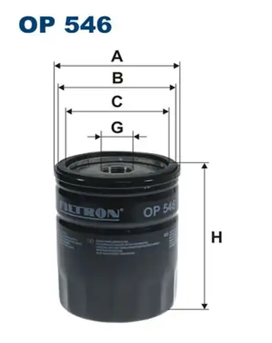 маслен филтър FILTRON OP 546