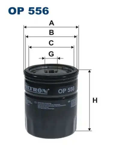 маслен филтър FILTRON OP 556