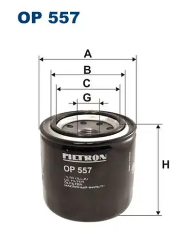 маслен филтър FILTRON OP 557