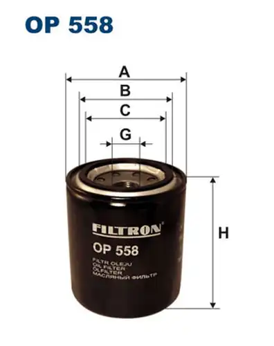 маслен филтър FILTRON OP 558