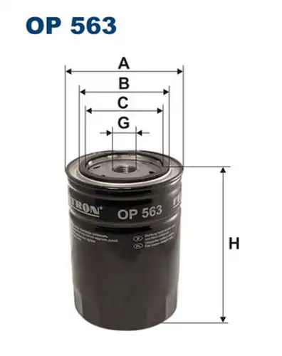 маслен филтър FILTRON OP 563