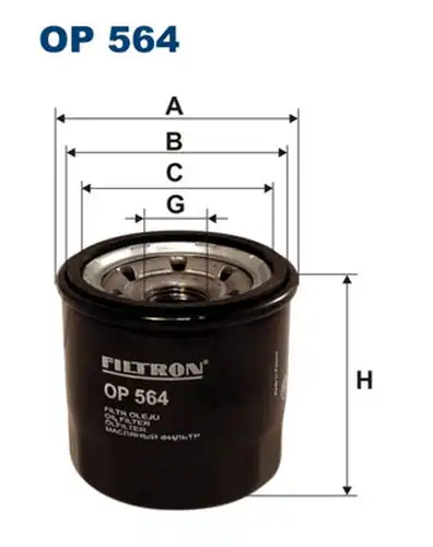 маслен филтър FILTRON OP 564