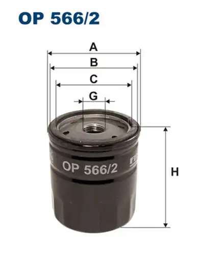 маслен филтър FILTRON OP 566/2