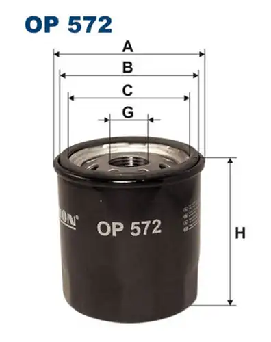 маслен филтър FILTRON OP 572