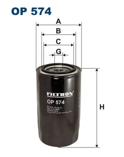 маслен филтър FILTRON OP 574