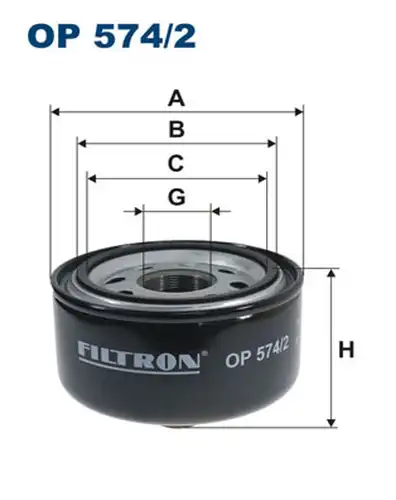 маслен филтър FILTRON OP 574/2