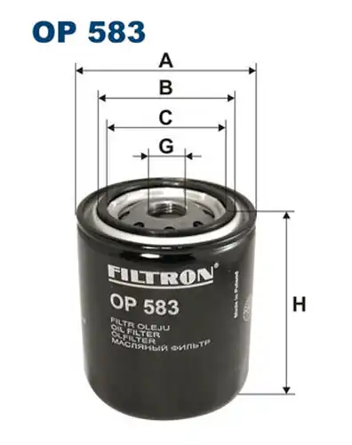 маслен филтър FILTRON OP 583