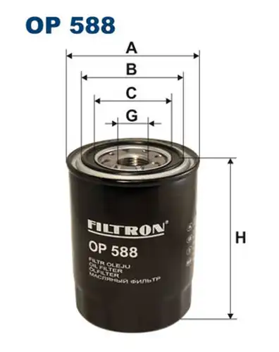 маслен филтър FILTRON OP 588