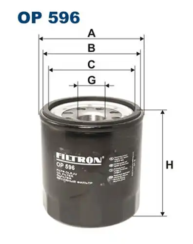 маслен филтър FILTRON OP 596