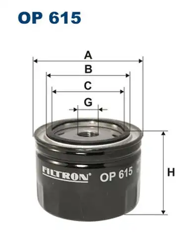 маслен филтър FILTRON OP 615