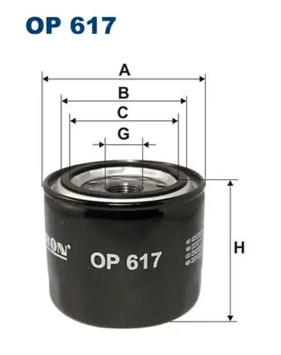 маслен филтър FILTRON OP 617