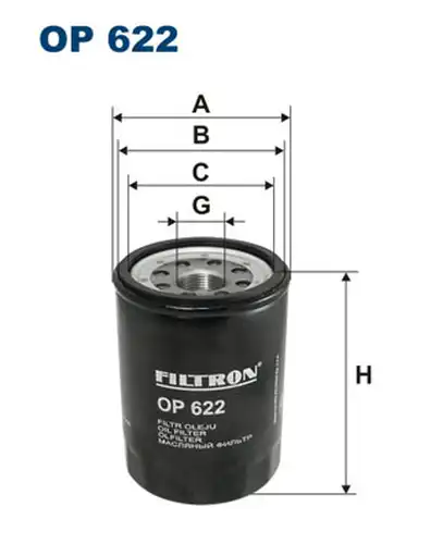 маслен филтър FILTRON OP 622