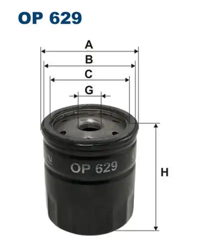 маслен филтър FILTRON OP 629