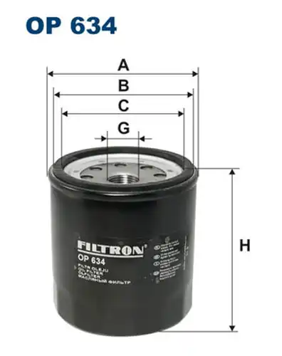 маслен филтър FILTRON OP 634