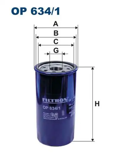 маслен филтър FILTRON OP 634/1