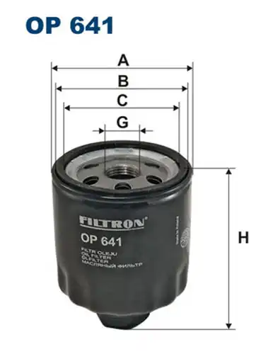 маслен филтър FILTRON OP 641