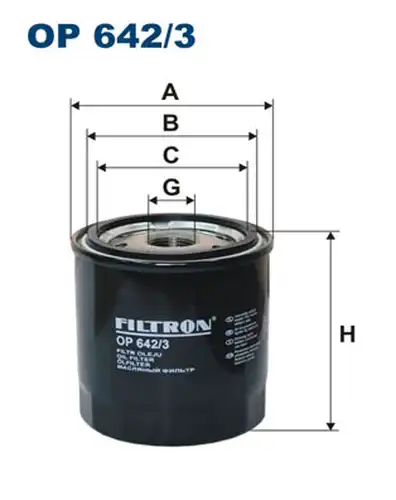 маслен филтър FILTRON OP 642/3