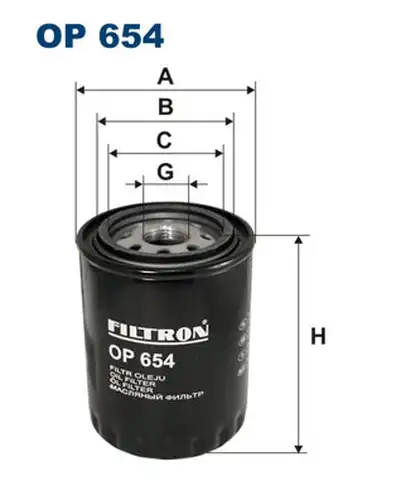 маслен филтър FILTRON OP 654