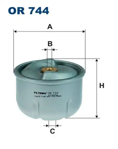 маслен филтър FILTRON OR 744