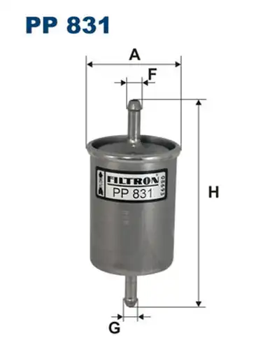 горивен филтър FILTRON PP 831