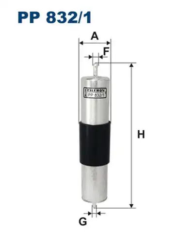 горивен филтър FILTRON PP 832/1