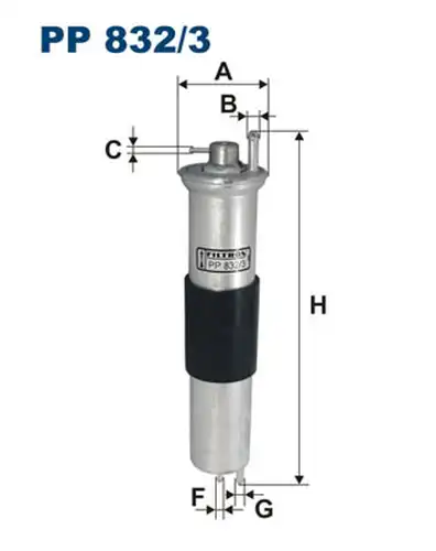 горивен филтър FILTRON PP 832/3