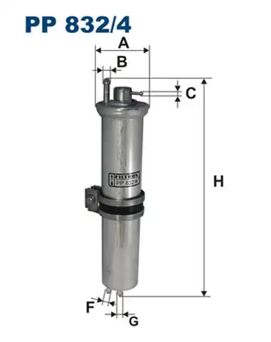 горивен филтър FILTRON PP 832/4