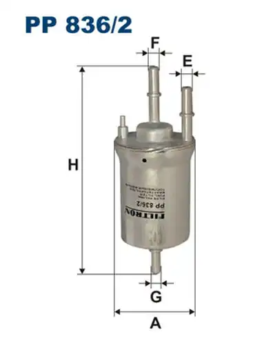 горивен филтър FILTRON PP 836/2