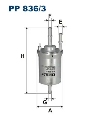 горивен филтър FILTRON PP 836/3