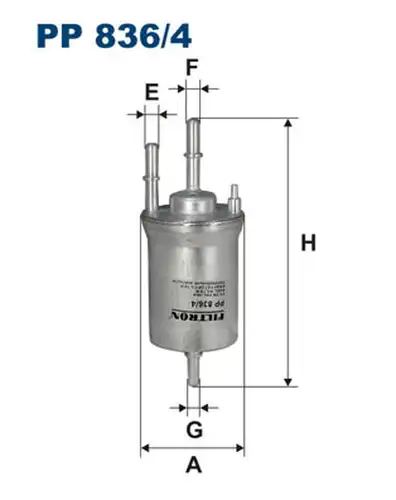 горивен филтър FILTRON PP 836/4