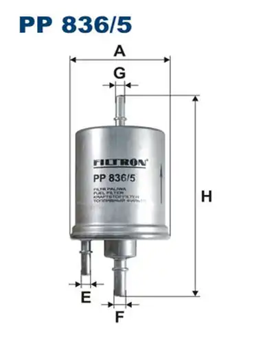 горивен филтър FILTRON PP 836/5