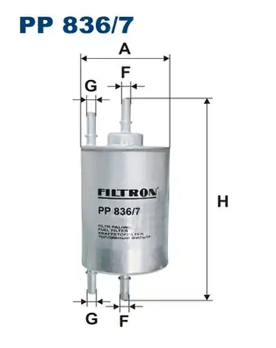 горивен филтър FILTRON PP 836/7