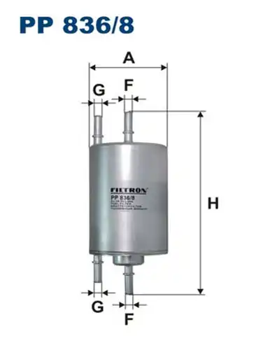 горивен филтър FILTRON PP 836/8