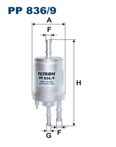 горивен филтър FILTRON PP 836/9