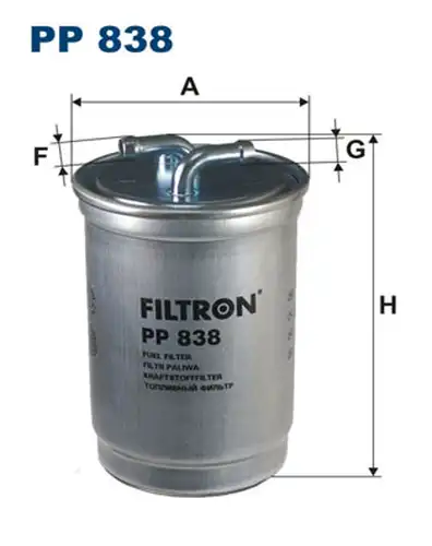 горивен филтър FILTRON PP 838