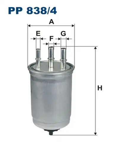 горивен филтър FILTRON PP 838/4