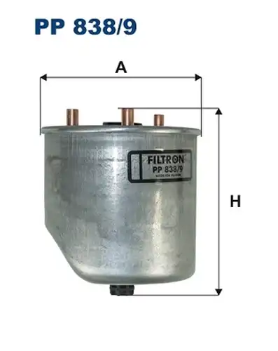 горивен филтър FILTRON PP 838/9