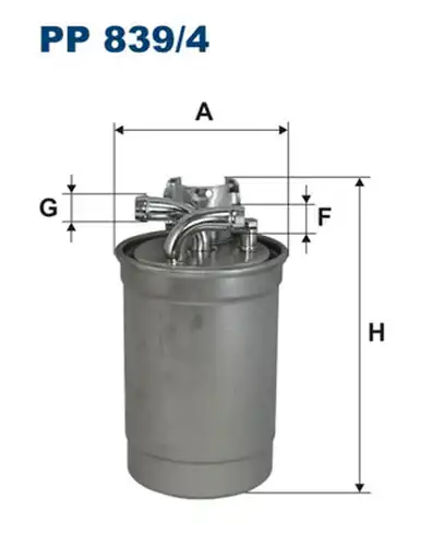 горивен филтър FILTRON PP 839/4