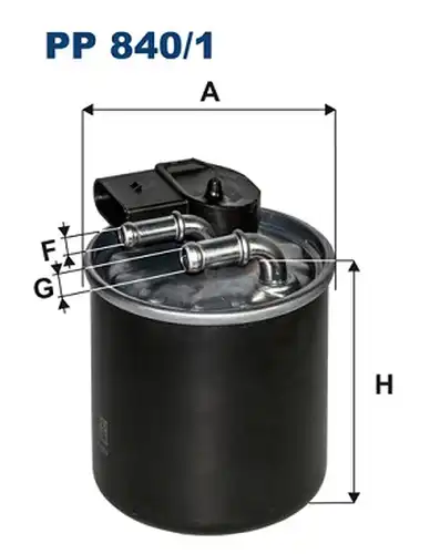 горивен филтър FILTRON PP 840/1