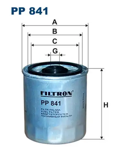 горивен филтър FILTRON PP 841