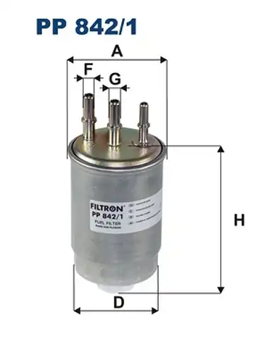 горивен филтър FILTRON PP 842/1