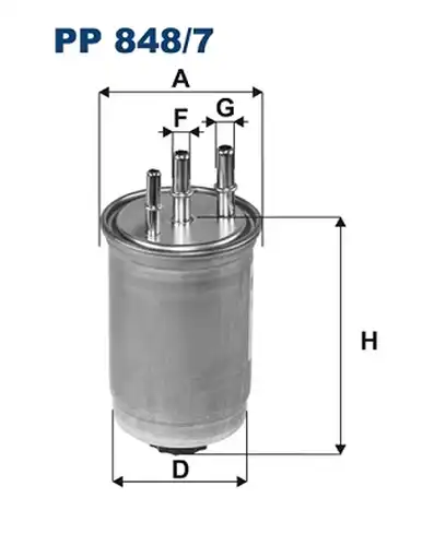 горивен филтър FILTRON PP 848/7